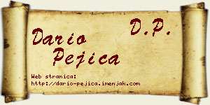 Dario Pejica vizit kartica